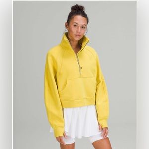 Lululemon Scuba Oversized Funnel Neck Shirt in Soleil Size XS/S